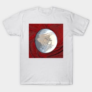 Venus on red velvet bywhacky T-Shirt